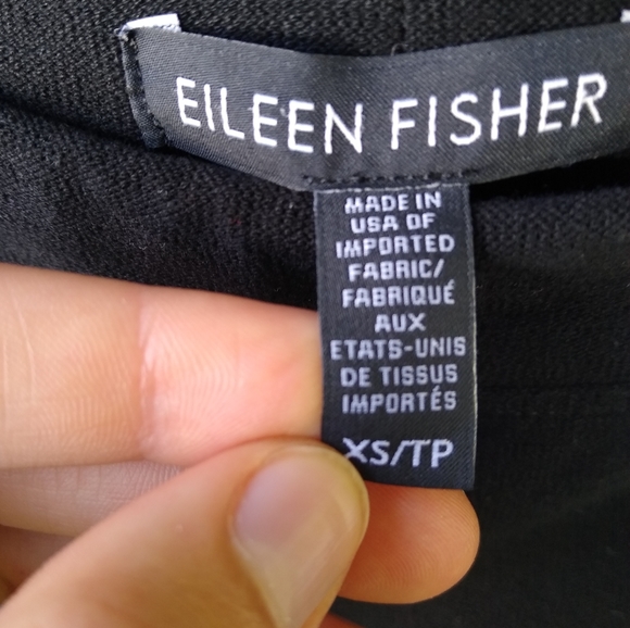 NWOT Eileen Fisher System Viscose Black Comfy Leggings Pants Size XS - Picture 6 of 10